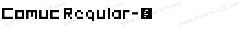 Comuc Regular字体转换